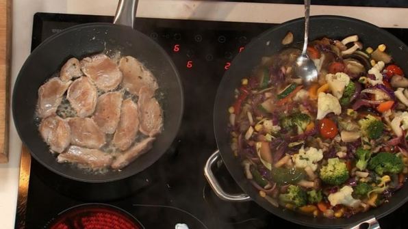 свинина и тринадцать овощей