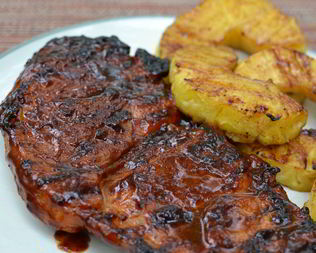 Свинина на огне