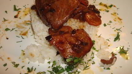 Свинина в устричном соусе