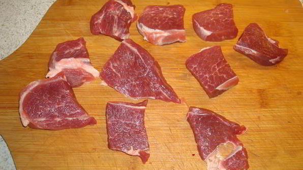 свинина в устричном соусе