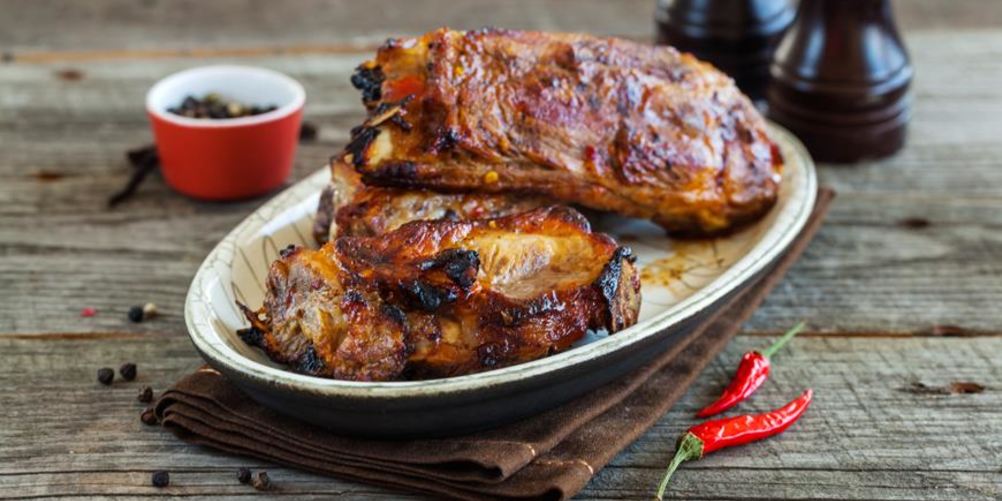 Рецепт свиных ребрышек в ванильном маринаде