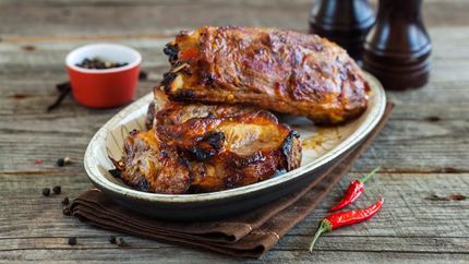 Свиные ребрышки в ванильном маринаде