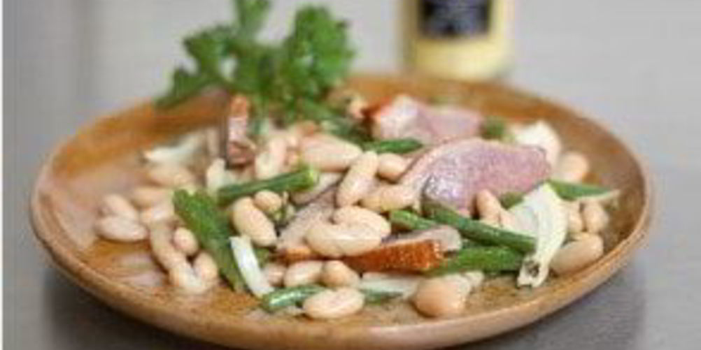 Рецепт утки с бобами