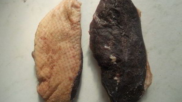 вяленая утиная грудка со специями