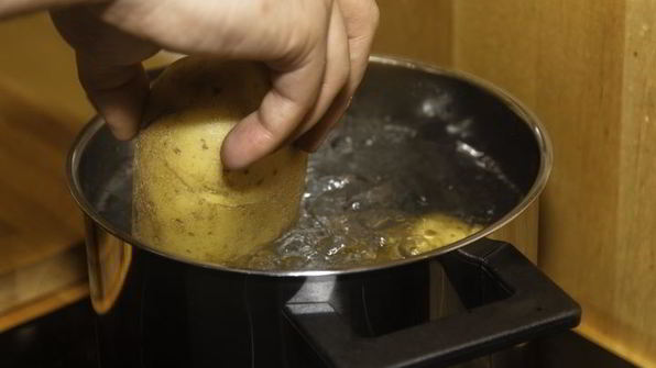 ньокки с соусом из креветок