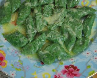 Ньокки со шпинатом