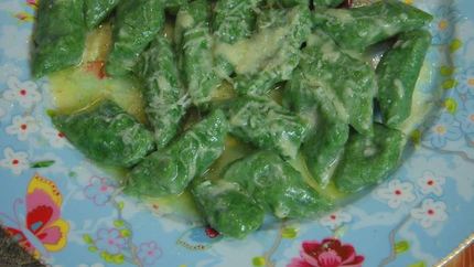 Ньокки со шпинатом