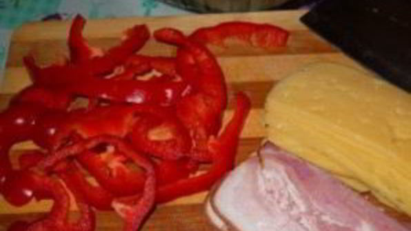 баклажаны с ветчиной