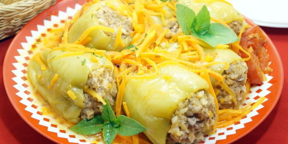 Рецепт фаршированных перцев в мультиварке