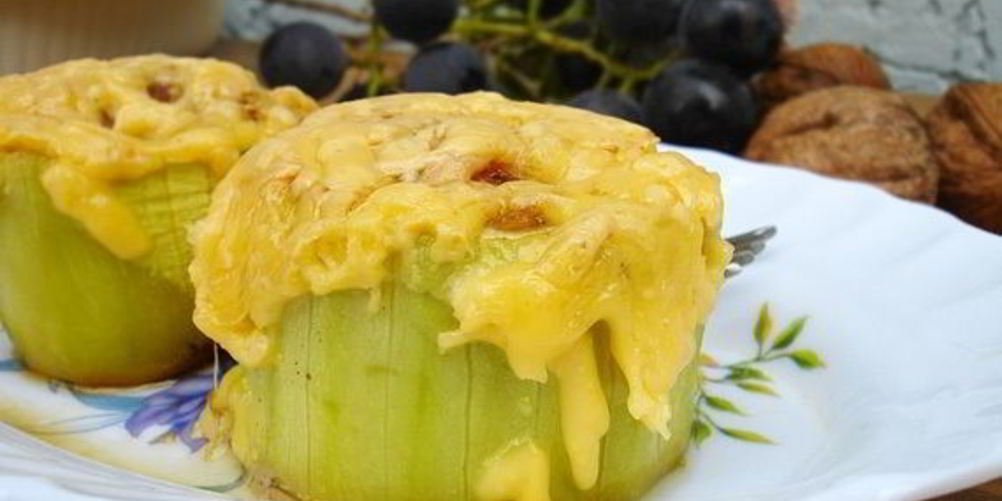 Рецепт кабачков, фаршированных фаршем