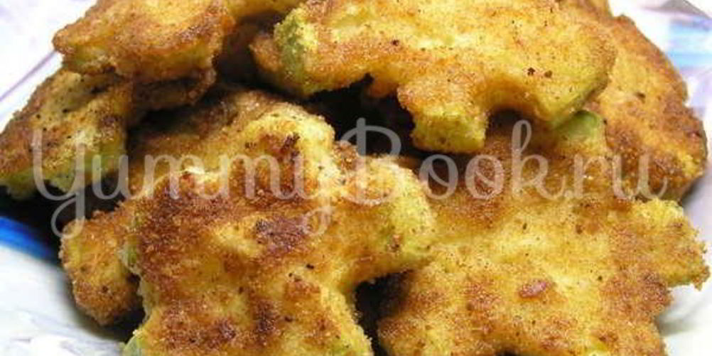 Рецепт кабачков в панировке