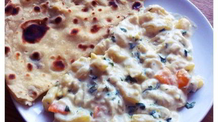 Кабачки в сырно-сливочном соусе