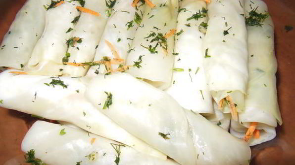 капустные палочки в маринаде