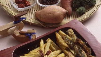 Кисло-сладкий жареный картофель