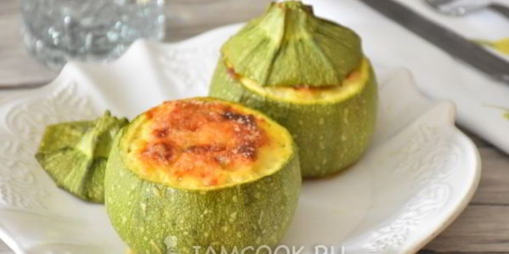 Рецепт цукини, фаршированные мясом индейки и сыром