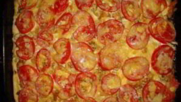 цветная капуста с яйцом и помидорами