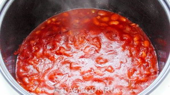 тушеная фасоль в мультиварке