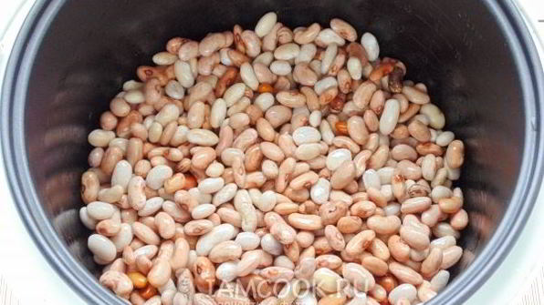 тушеная фасоль в мультиварке