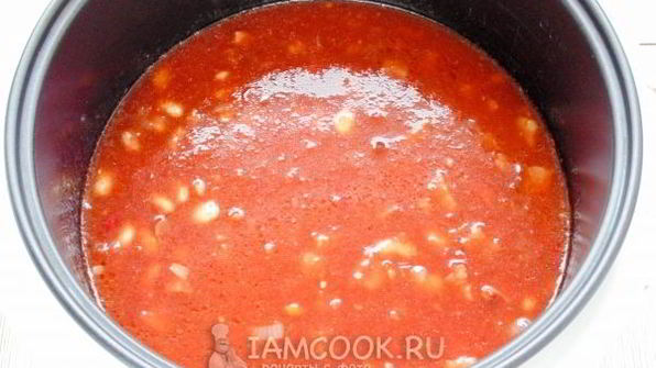 тушеная фасоль в мультиварке
