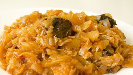 Тушеная капуста для похудения