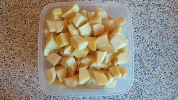 тушеная картошка с мясом