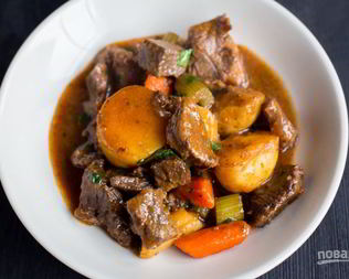 Тушенная картошка с мясом в скороварке