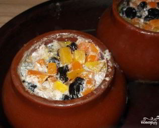 Тыква в горшочке в духовке