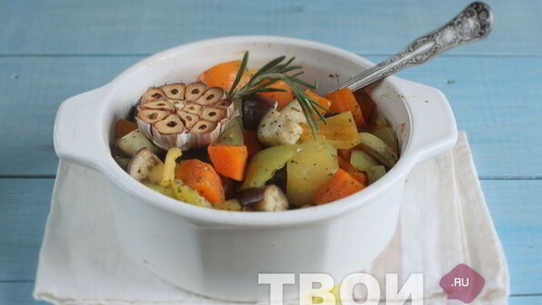 запеченные овощи
