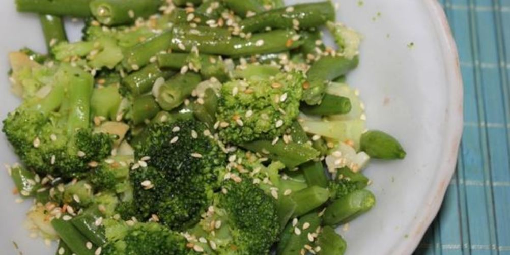 Рецепт овощного гарнира с имбирем