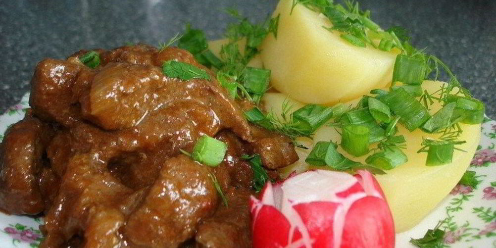 Рецепт говяжьей печени по-восточному