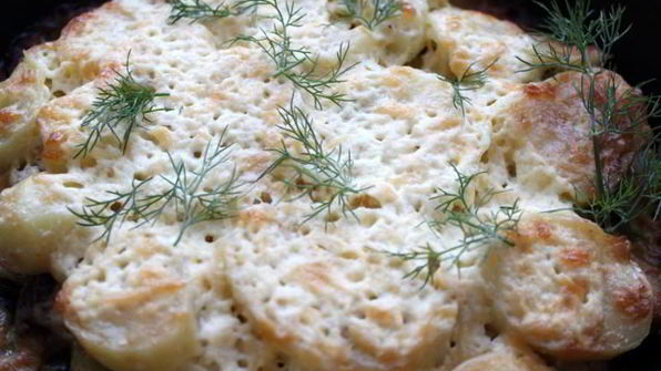 говяжья печень в духовке со сметаной