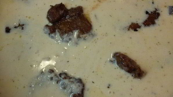 говяжья печень в сметанном соусе