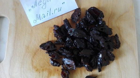 куриная печень с черносливом