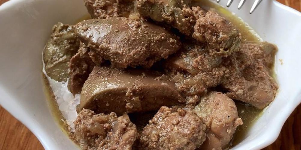 Рецепт печени индейки тушеная