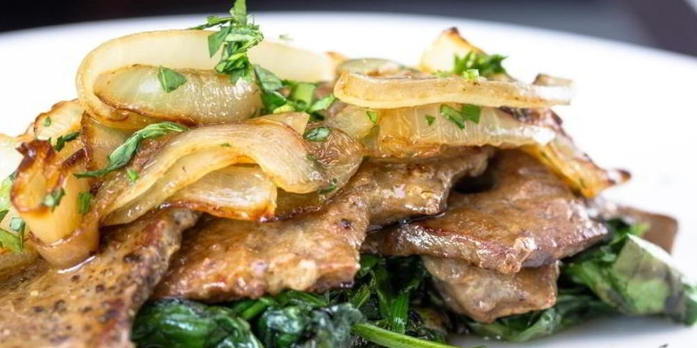 Рецепт печени по-венециански