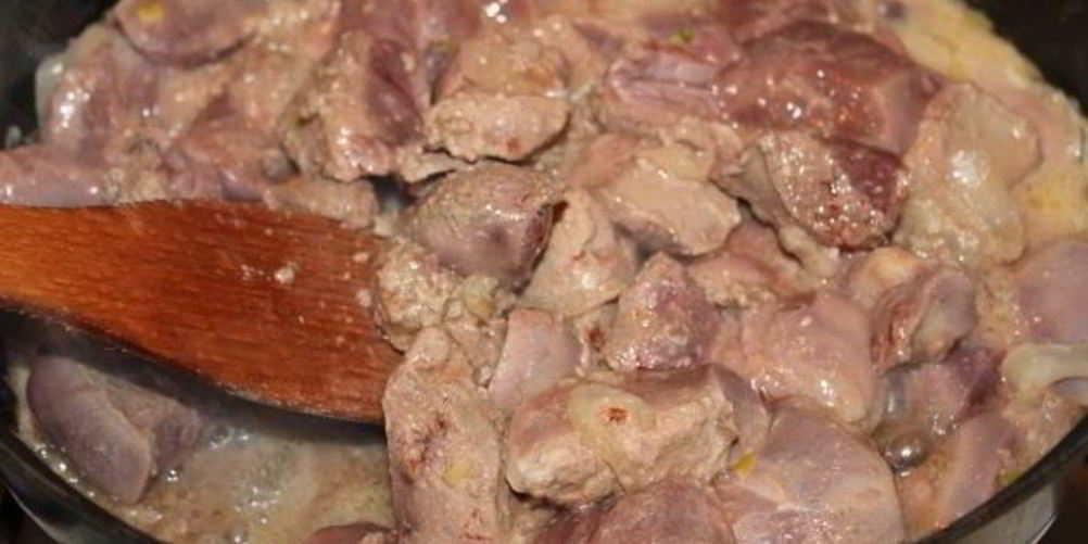 Рецепт печени с молоком