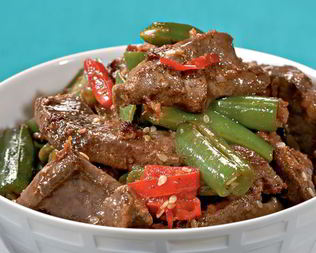 Печенка в пряном соусе