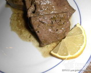 Сикотакя — печень говяжья с орегано и лимонным соком