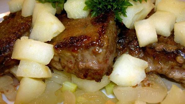 телячья печень по-берлински