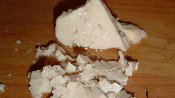 веррины с красной икрой и печенью трески