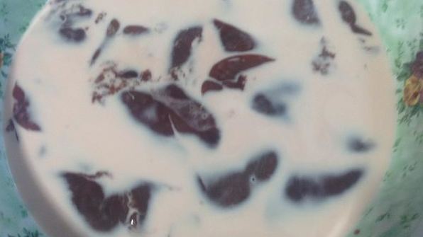 жареная фуагра с шоколадным соусом