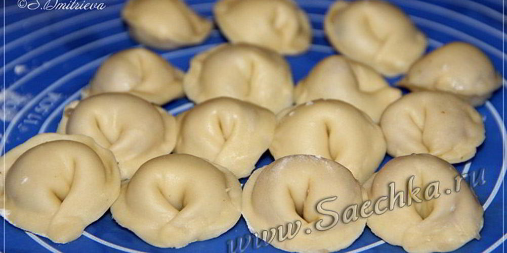 Рецепт домашних пельменей