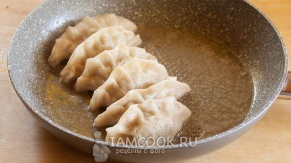 китайские жареные пельмени