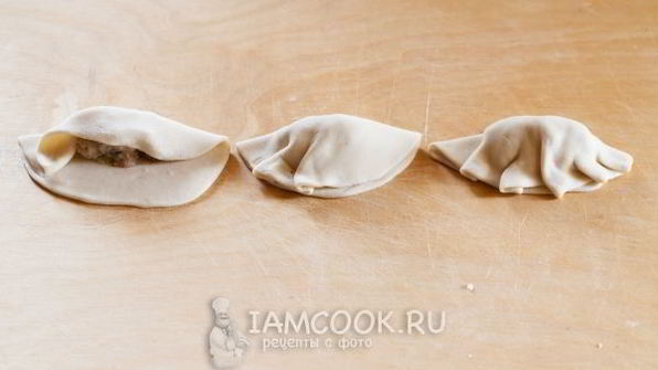 китайские жареные пельмени