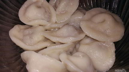 Пельмени из говяжьего фарша с луком