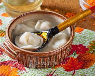 Пельмени с чечевицей