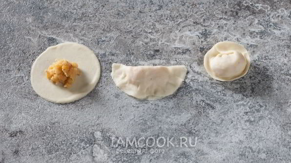 пельмени с чечевицей