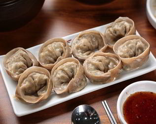 Пельмени с гречкой