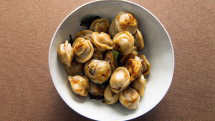 Пельмени с крапивой