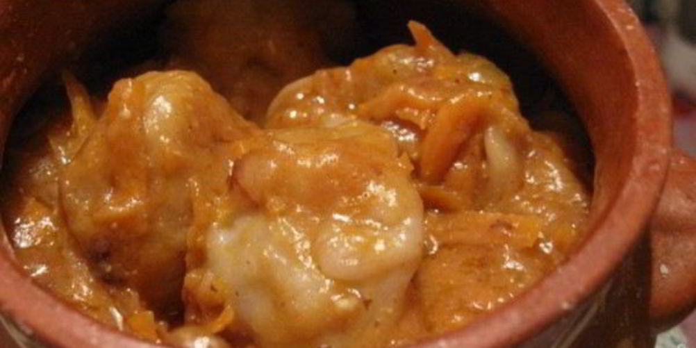 Рецепт пельменей в горшочках